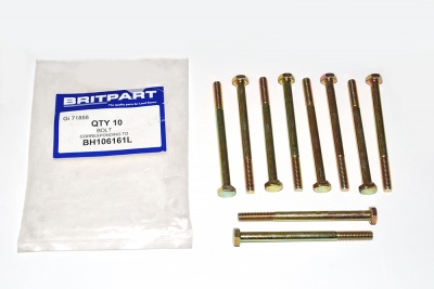 Image of BH106161L, a 'BOLT M6 X 80MM 1ST 20MM THREADED' part