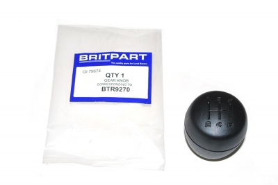 Image of BTR9270, a 'GEAR KNOB PLASTIC R380 -  DEFENDER 1987 TO 2006' part
