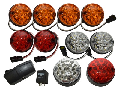 Image of DA1292, a 'DELUXE COLOURED LENS LED LIGHT KIT - DEFENDER' part