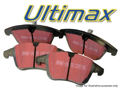 Image of DA3306, a 'BRAKE PAD SET FRONT ULTIMAX LR004936' part