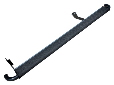 Image of DA4060, a 'SIDE STEP KIT (PAIR) TUBULAR RUBBER COATED - 110 DEFENDER' part
