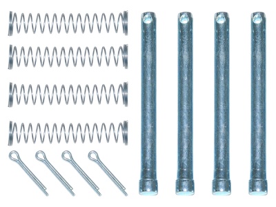 Image of DA4105, a 'REAR BRAKE PAD FITTING KIT - WITH SPRINGS - DEFENDER ' part