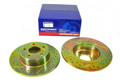 Image of DA4604, a 'BRAKE DISC REAR PERFM (PAIR)SDB000470' part