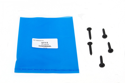 Image of DA608084L, a 'SCREW FLANGED HEAD BLACK' part