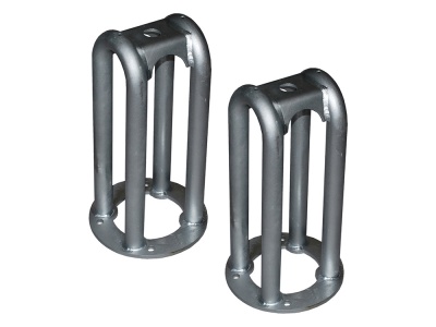 Image of DA6323L, a 'SHOCK ABS BRACKET FRONT +2 SINGLE' part