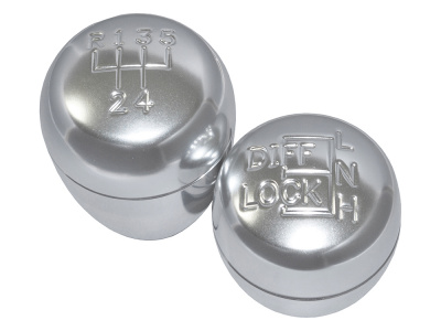 Image of DA6600, a 'ALLOY GEAR KNOB SET - LT77 - DEFENDER' part