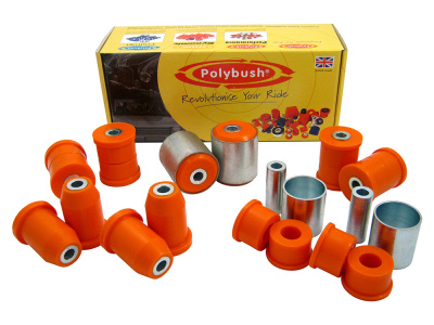 Image of DA8897, a 'POLYBUSH DYNAMIC ORANGE FULL KIT - RANGE ROVER L322' part