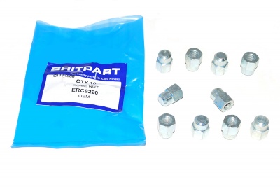 Image of ERC9220, a 'NUT - DOMED M8 ROCKER COVER RETAINING DEFENDER' part