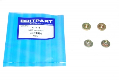 Image of ESR1560, a 'NUT M6 FLANGED' part