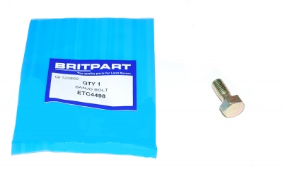 Image of ETC4498, a 'OIL FEED BANJO BOLT MET SERIES 111 - DEFENDER' part