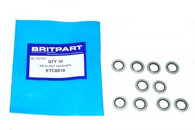 Image of ETC6510, a 'OIL FEED BANJO WASHER 2.5 TURBO DIESEL DEFENDER' part