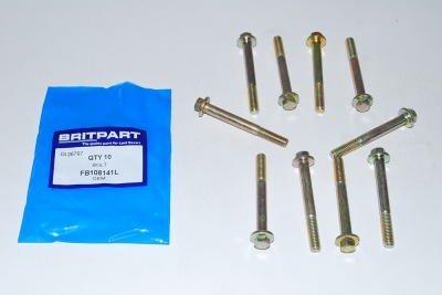 Image of FB108141L, a 'BOLT M8 X 70MM 1ST 25MM THREADED' part