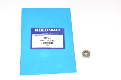 Image of FX108046, a 'NUT M8 LOCKING FLANGED - MULTIPLE APPLICATIONS' part