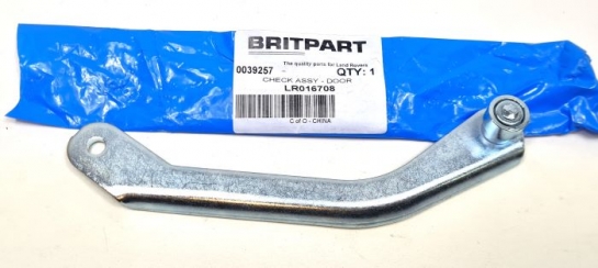 Image of LR016708, a 'DOOR CHECK STRAP REAR DOOR  DEFENDER' part