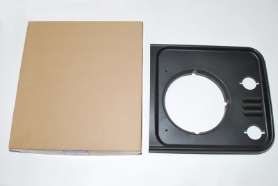 Image of LR051109, a 'HEADLAMP SURROUND - GRAPHITE - RIGHT HAND - DEFENDER 2007 ON' part