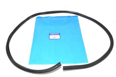 Image of LR053827, a 'RUBBER SEAL - UPPER CANTRAIL - TRUCK CAB - DEFENDER 2007 ON' part