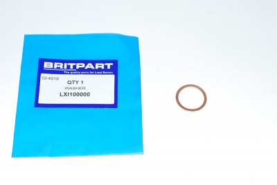 Image of LXI100000, a 'WASHER SEALING TENSIONER TD5' part