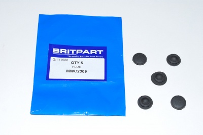 Image of MWC2309, a 'BLANKING PLATE WIPER SPINDLE DEFENDER UP TO VIN 1A' part