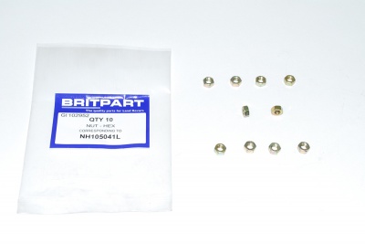 Image of NH105041L, a 'NUT M5 PLAIN' part