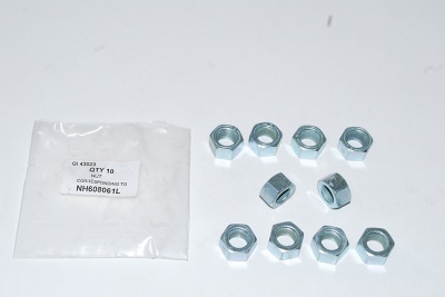 Image of NH608061L, a 'NUT 1/2 PLAIN' part