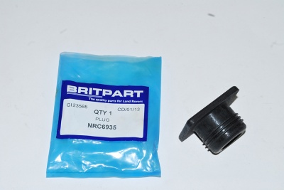 Image of NRC6935, a 'CHASSIS JACK POINT PLUG - DEFENDER 1987 TO VIN WA159806' part