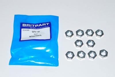 Image of NT607041L, a 'NUT BRACKET TO CLUTCH HOSE 4CYL DEFENDER' part