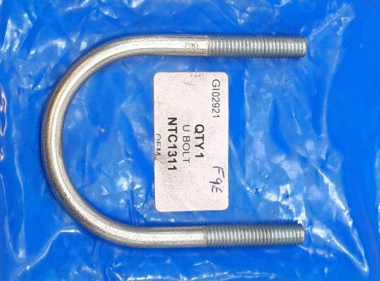 Image of NTC1311, a 'EXHAUST BRACKET U BOLT REAR - 90 DEFENDER' part
