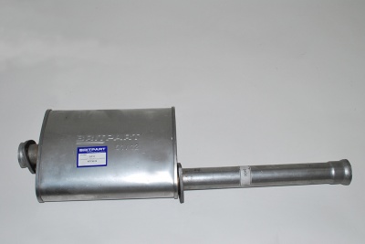 Image of NTC4614, a 'EXHAUST CENTRE SILENCER DIESEL - 110 DEFENDER' part
