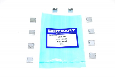 Image of NTC7867, a 'BUMPER END CAP EDGE CLIPS RANGE ROVER CLASSIC' part