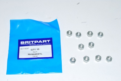 Image of NV604041L, a 'NUT TRACK ROD TUBE CLAMP' part