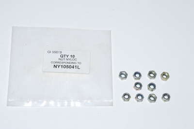 Image of NY105041L, a 'NUT M5 NYLOC' part
