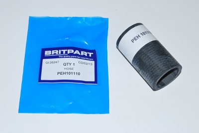 Image of PEH101110, a 'HOSE THERMOSTAT TO COOLANT PIPE TD5 DISCOVERY 2' part
