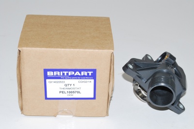 Image of PEL100570L, a 'THERMOSTAT HOUSING TD4 FREELANDER 1' part