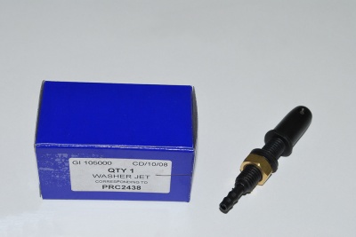 Image of PRC2438, a 'WASHER JET REAR EARLY RANGE ROVER CLASSIC' part