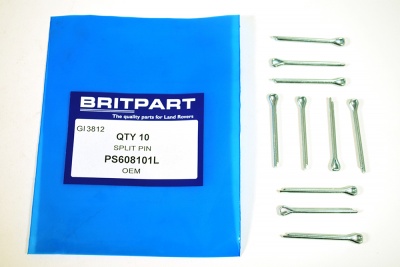 Image of PS608101L, a 'SPLIT PIN HALFSHAFT TO FLANGE SERIES 11 - 111' part