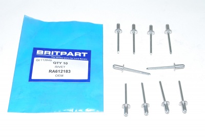 Image of RA612183, a 'POP RIVET ALUMINIUM - DEFENDER - RANGE ROVER CLASSIC - DISCOVERY 2' part