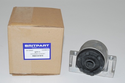 Image of RBX101810, a 'HOUSING AND BUSH - LEFT HAND FRONT - SUSPENSION - FREELANDER 1' part