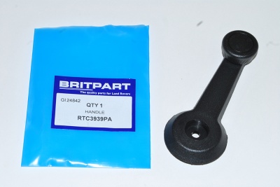 Image of RTC3939PA, a 'WINDOW WINDER HANDLE BLACK DEFENDER - RANGE ROVER CLASSIC' part