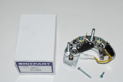 Image of RTC5684, a 'ALTERNATOR RECTIFIER - 2.5 PETROL AND DIESEL - DEFENDER' part