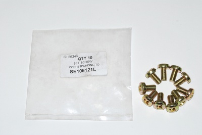 Image of SE106121L, a 'SCREW M6 X 12MM PAN HEAD' part