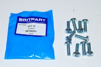 Image of SE108251, a 'SCREW M8 X 25MM PAN HEAD TORX DRIVE' part