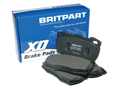 Image of SFP000260, a 'FRONT BRAKE PAD SET - DEFENDER 1987-2007 ' part