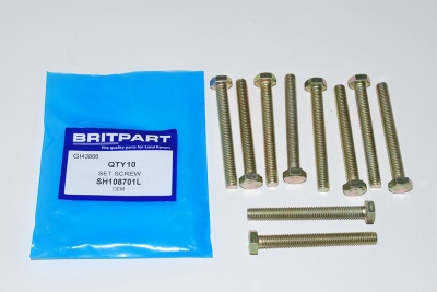 Image of SH108701L, a 'BOLT M8 X 70MM BZP FULLY THREADED - HEX HEAD' part