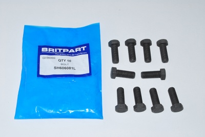 Image of SH606081L, a 'BOLT 3/8 UNF X 1' part