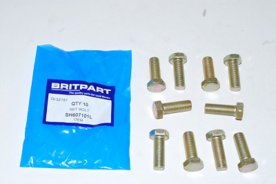 Image of SH607101L, a 'BOLT 7/16 UNF X 1-1/4' part
