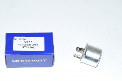 Image of STC4793, a 'FLASHER UNIT 2 PIN SERIES 111 - DEFENDER' part