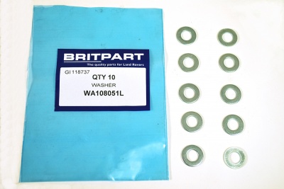 Image of WA108051L, a 'WASHER M8 PLAIN - MULTIPLE APPLICATIONS ' part