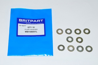 Image of WB108051L, a 'WASHER M8 PLAIN' part