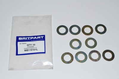 Image of WB116101L, a 'WASHER PLAIN REAR AXLE BALL JOINT' part