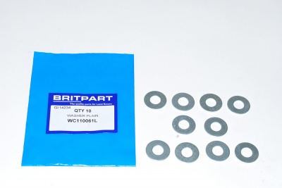 Image of WC110061L (WC110066), a 'WASHER M10 FLAT OVERSIZE' part